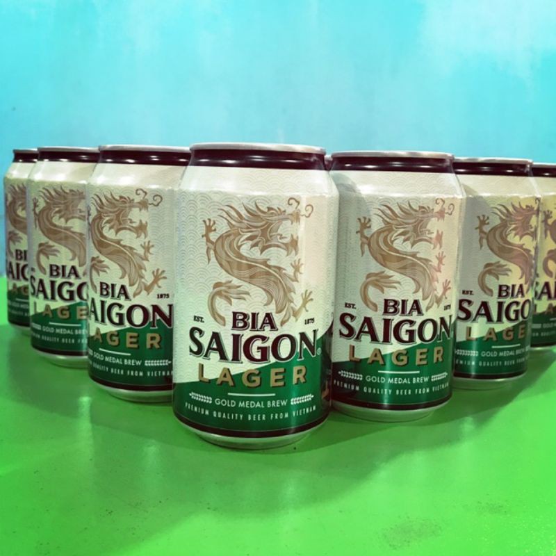 10 lon bia Sài Gòn lager×330ml