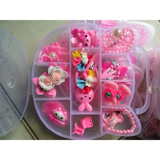 BỘ BUỘC TÓC HELLO KITTY CHO BÉ
