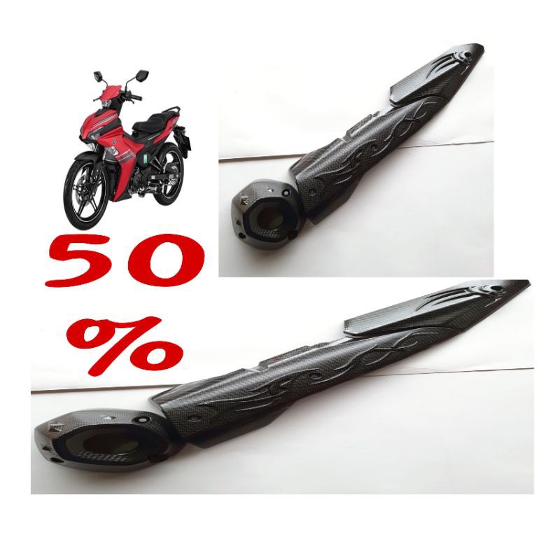 ốp trang trí exciter 155 cacbon