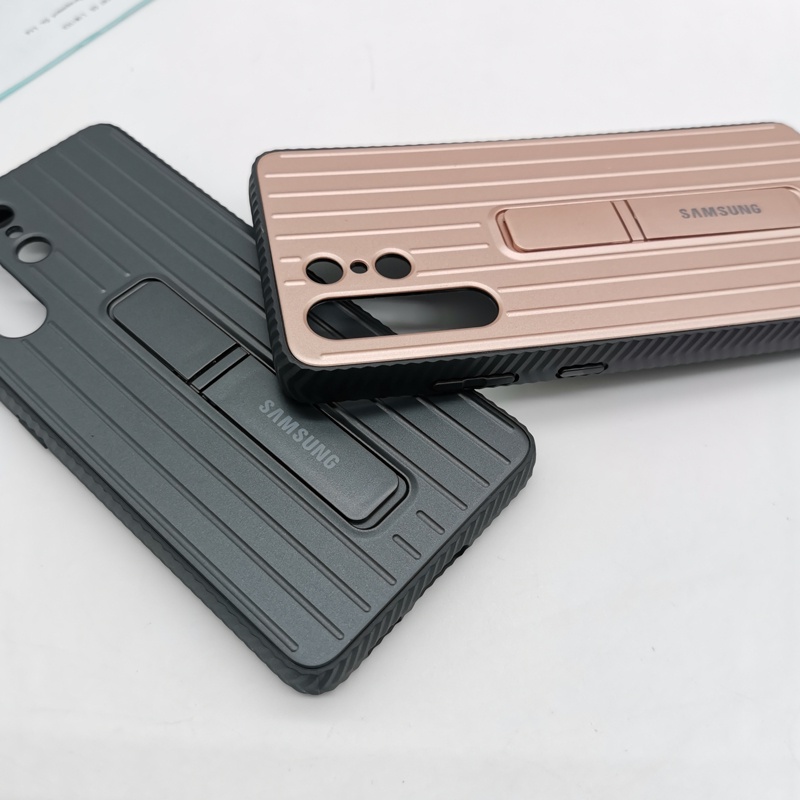 Ốp Điện Thoại Kiểu Áo Giáp Có Giá Đỡ Cho SAMSUNG Galaxy S21 Ultra 5G S21