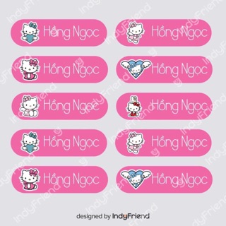 STICKER DÁN DỤNG CỤ HỌC TẬP