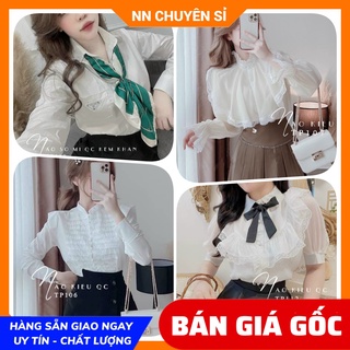 ÁO SƠ MI SỌC TAY DÀI TP92 ⚡ẢNH THẬT⚡ ÁO SƠ MI CÔNG SỞ ⚡ SƠ MI NỮ TAY DÀI