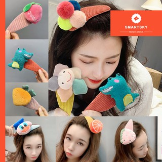 Kẹp tóc họa tiết bông hoa/ trái cây hoạt hình xinh xắn tuỳ chọn