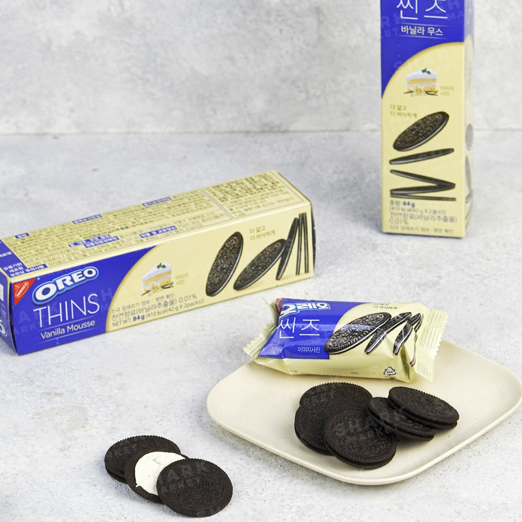 Bánh Oreo Vailla Mousse -  오레오 씬즈 바닐라무스 84G