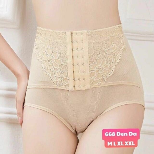 Quần gen bụng dạng cài làm thon eo