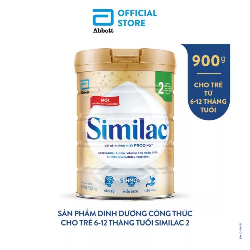 Sữa similac IQ HMO Plus số 2 900g (6-12 tháng)
