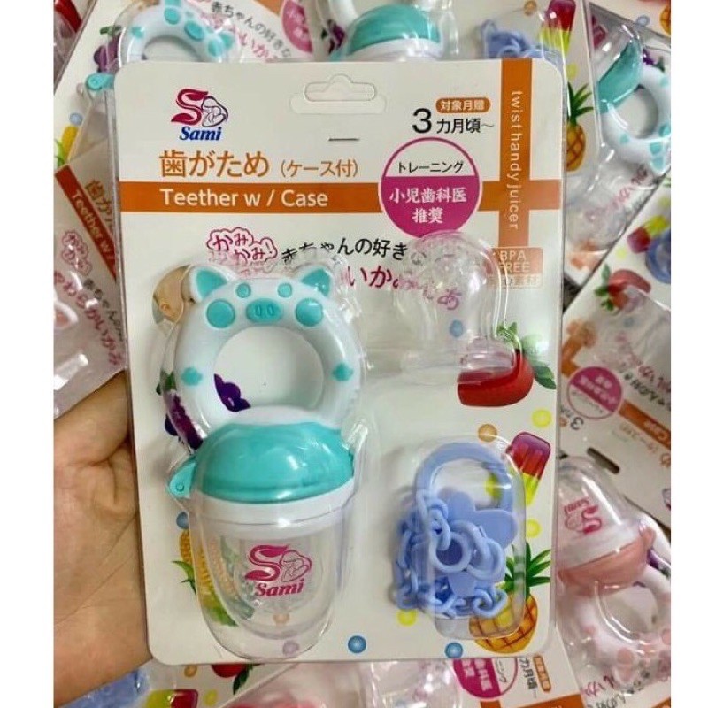 Túi nhai ăn dặm cho bé3 túi nhai thay thế