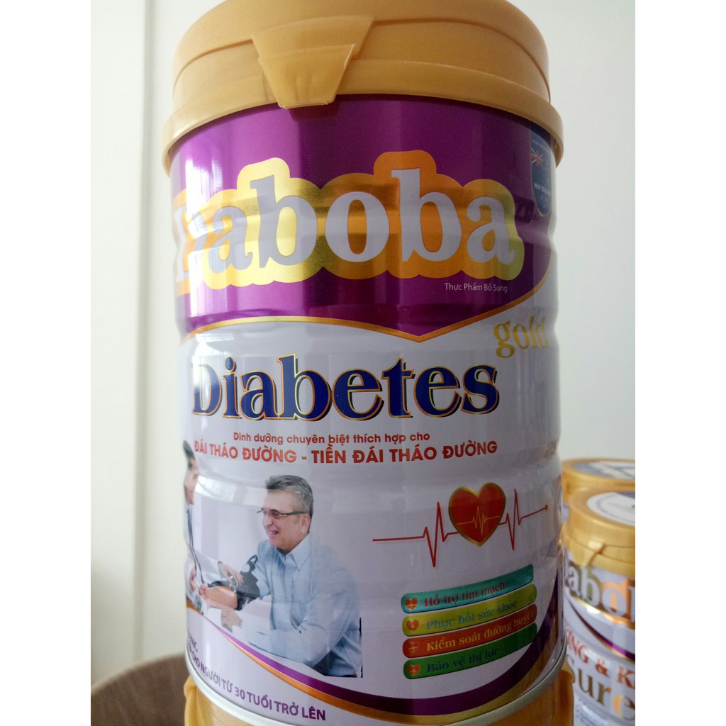 Sữa cho người tiểu đường, ổn định đường huyết Diabetes Daboba hộp 900g