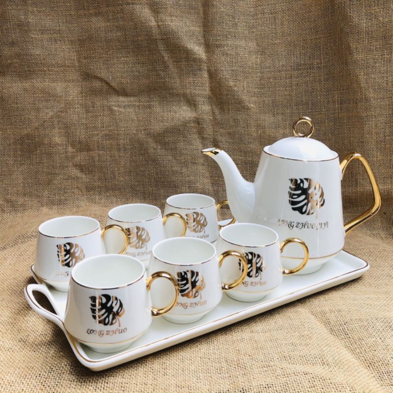Bộ tách cà phê trà phong cách Bắc Âu Ceramic (Bộ đầy đủ) - quà tặng ý nghĩa