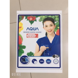 Miếng dán/tem dán tủ lạnh mini aqua