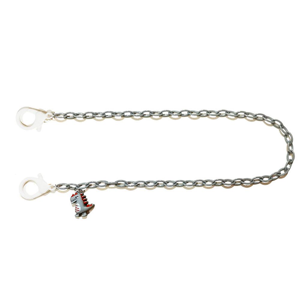 Dây Đeo Giữ Đồ Chống Thất Lạc Bằng Acrylic Hình Khủng Long Hoạt Hình Nhiều Màu Sắc