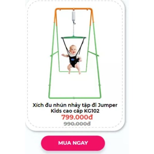 [Có quà tặng ,ib để xem]Xích đu nhún nhảy JUMPER KIDS