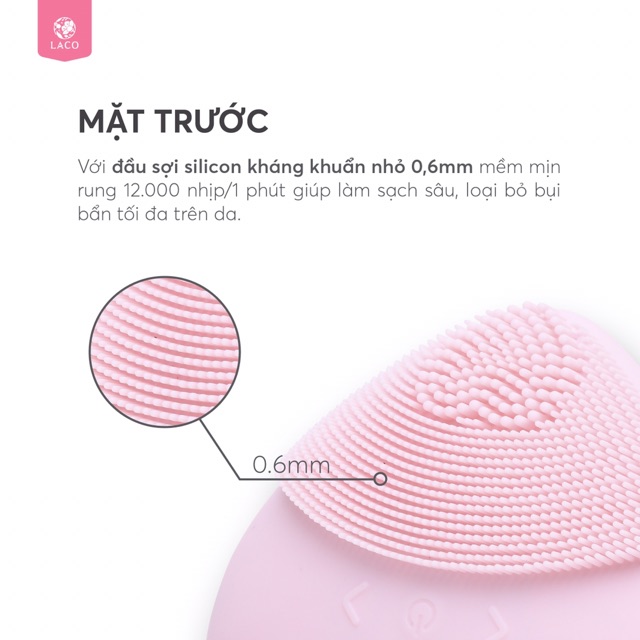 MÁY RỬA MẶT LACO LUXURY 4in1 - giúp Bạn trẻ hoá làn da cho cả gia đình ( SẠCH SÂU - XOÁ NHĂN - MASSAGE - GIẢM NỌNG CẰM) | BigBuy360 - bigbuy360.vn