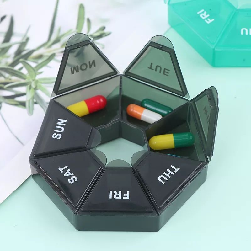 [Mẫu Mới] Hộp Đựng Thuốc 7 Ngăn Mẫu Mới Tiện Dụng