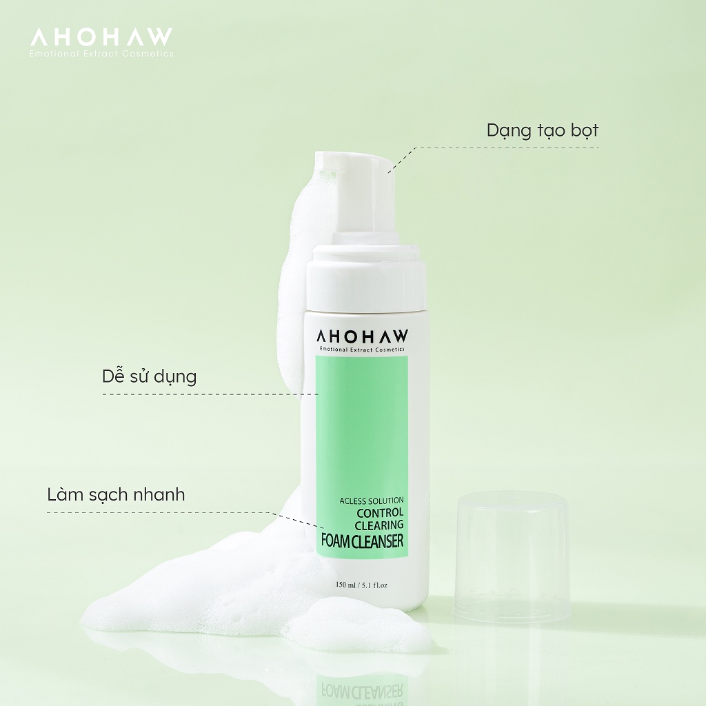 Sữa rửa mặt làm sạch sâu & cải thiện mụn cho da dầu và da hỗn hợp Control Clearing Foam Cleanser (150 ml - 480 ml)