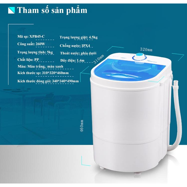 Máy giặt mini cao cấp Máy giặt vắt quần áo gia dụng mini Giá rẻ đặc biệt phù hợp dành cho học sinh sinh viên giặt riêng