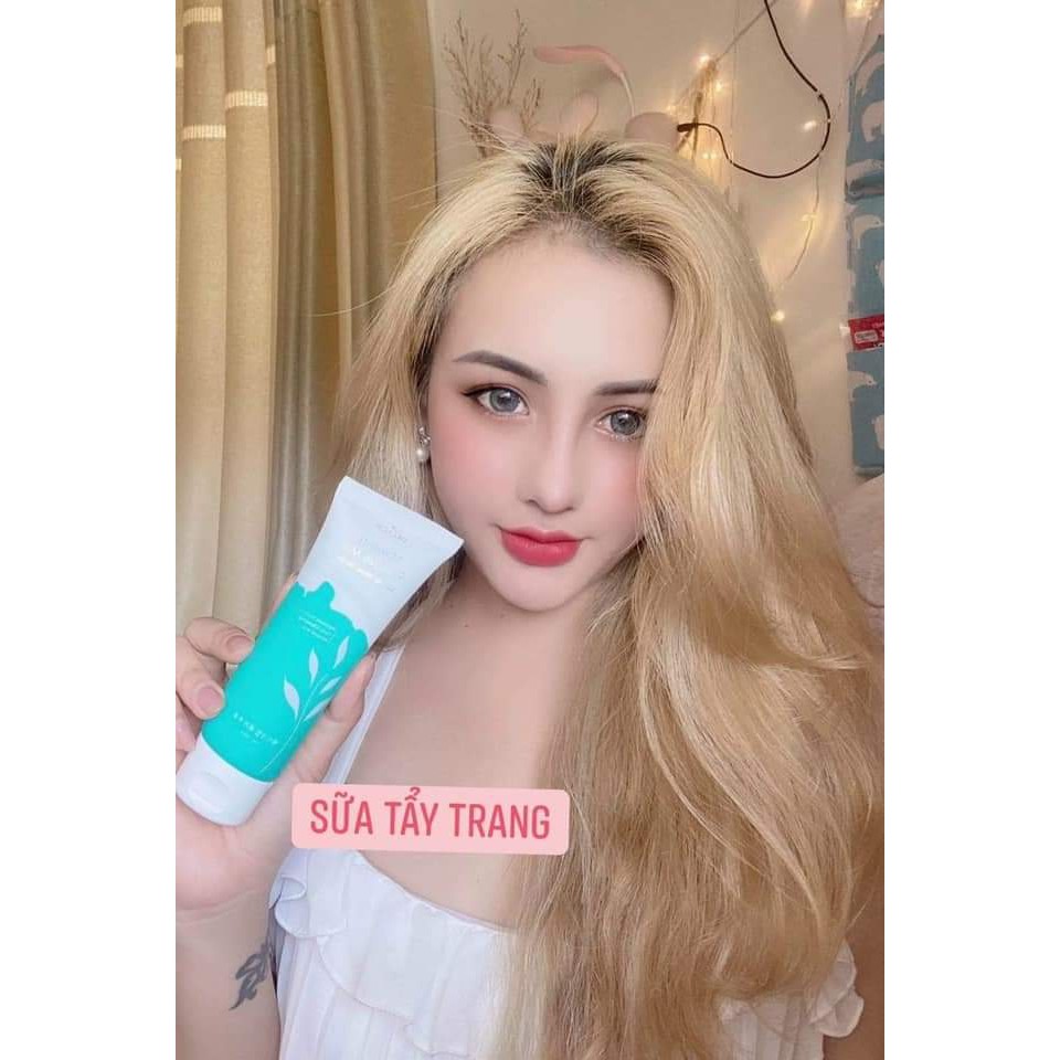 [tặng 1 nạ thủy tinh] SỮA TẨY TRANG DỊU NHẸ DR.LACIR - dùng được cho mọi loại da, Không Cồn và Cân Bằng Ẩm