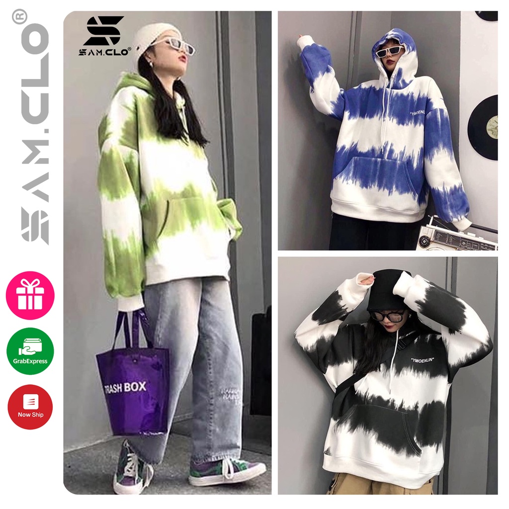 Áo khoác nỉ có mũ - ÁO HOODIE freesize form rộng nam nữ unisex mặc cặp - couple IN LOANG