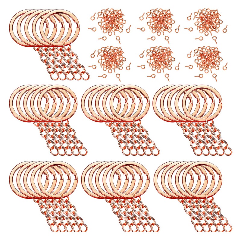 Set 250 Vòng Nối Dây Móc Khóa DIY Tiện Dụng