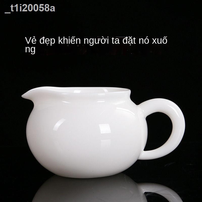 ( rẻ mà chất lượng)Cừu Béo Ngọc Trắng Sứ Tiên Chén Trà Gốm Sứ Nhà Phân Phối Đồng Phục Tách Trà Kung Fu Bộ Phụ Kiện Bộ Tr