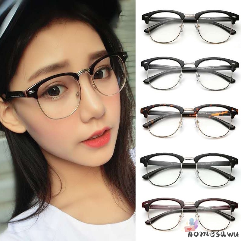 (Hàng Mới Về) Mắt Kính Cổ Điển Chống Tia Bức Xạ Và Chống Tia Cực Tím Thời Trang Cho Nữ