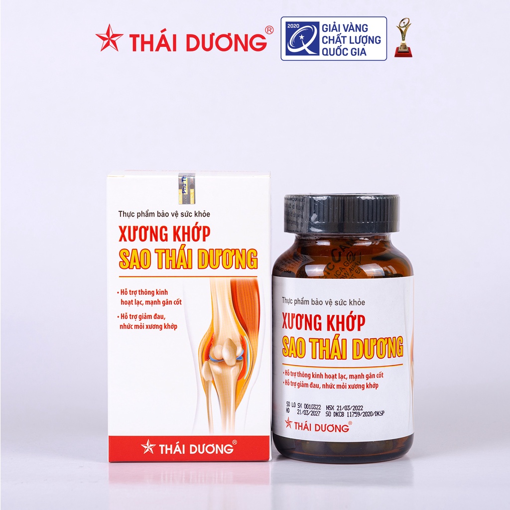 Viên Xương Khớp Sao Thái Dương (Hộp 01 chai x 90 viên) - Sao Thái Dương