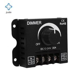 12V-12V 30A Metal LED Switch Dimmer Controller Manual Operation for Strip Light