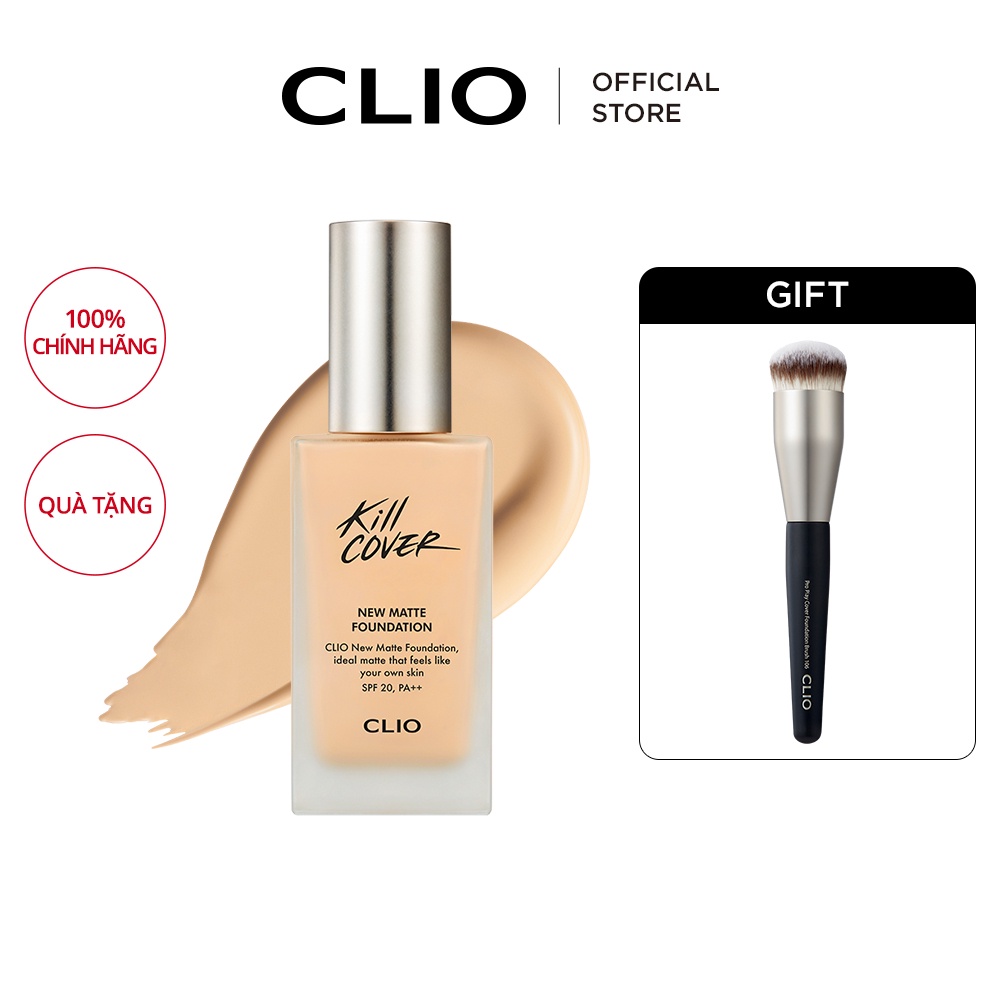 Kem Nền Clio 38g Hỗ Trợ Che Khuyết Điểm Và Chống Nắng Spf20 Pa + +