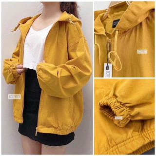 Áo Khoác Kaki Nón 1 Lớp Form Rộng | Chống Nắng Tốt | GinHouse Shop