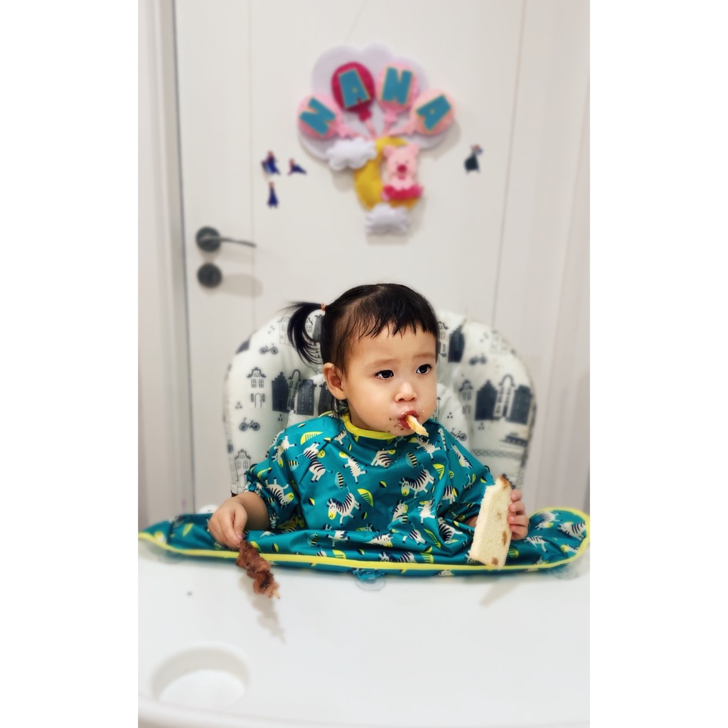 Yếm TIỂU QUÝ TỘC -[TidyTot UK] Cover and Catch Bib