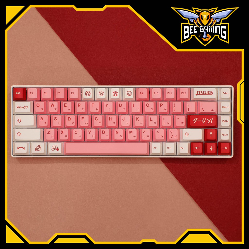 [Mã 33ELSALE hoàn 7% xu đơn 300k] Bộ Keycap Anime - Chất liệu PBT - Cherry Profile - 125 nút