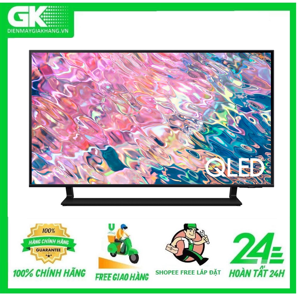 QA43Q60BA  MIỄN PHÍ CÔNG LẮP ĐẶT Smart Tivi QLED 4K 43 inch Samsung QA43Q60B Mới 2022