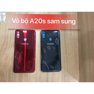 vỏ bộ samsung A20s /kèm kính camera/khay sim