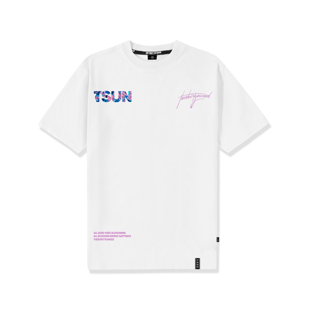 Áo thun TSUN Flower Tee - Trắng - Unisex