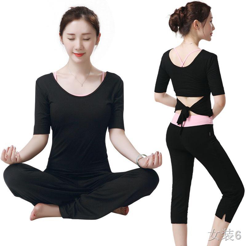 Quần áo Yoga 2018 Bộ mới dành cho nữ Mùa hè Thể thao lỏng lẻo đồ Giảm béo