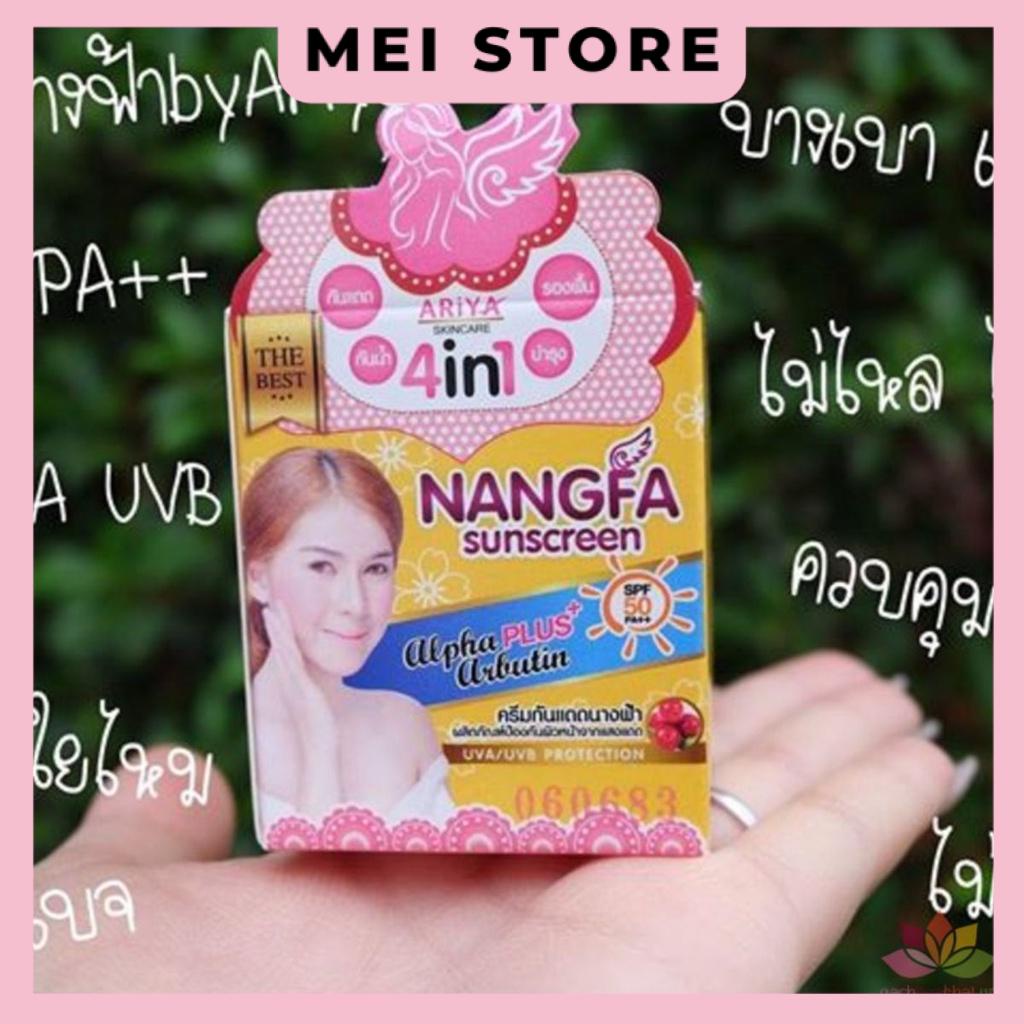 Kem Dưỡng Trắng Da Chống Nắng Che Khuyết Điểm Nangfa Sunscreen Ariya 4in1 SPF 50 Thái Lan
