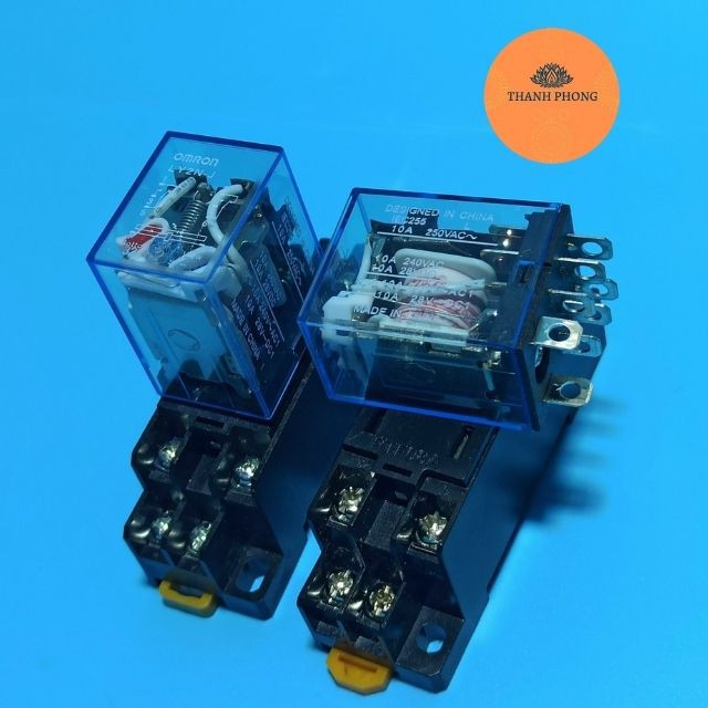 Rơ Le Trung Gian Omron 8 Chân 14 Chân Relay Kính Omron Rơ Le Kiếng Omron