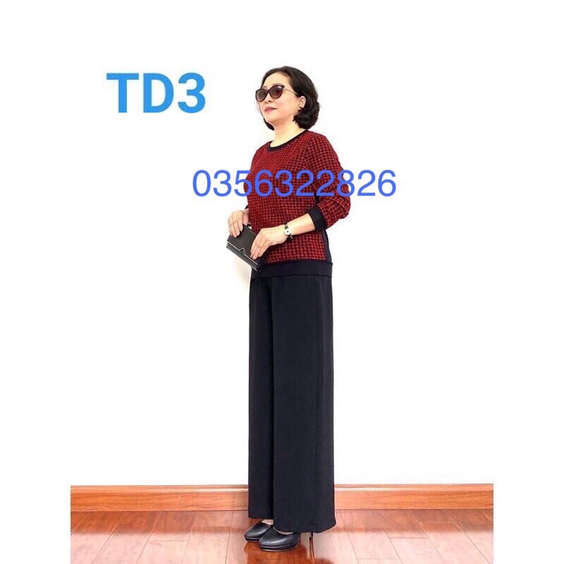 Quần lụa quần ống rộng quần xatanh trung niên quần người già có chun sau, quần mặc áo dài