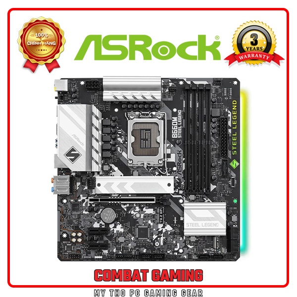 Bo mạch chủ Asrock B660M Steel Legend DDR4