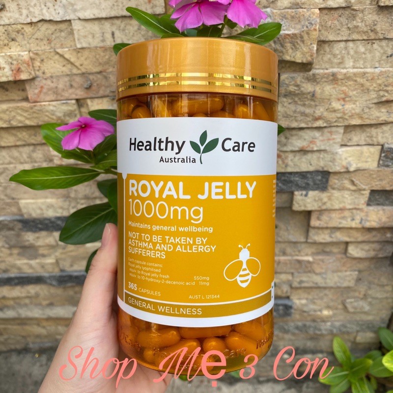 Sữa ong chúa Healthy Care Royal Jelly 100mg Úc