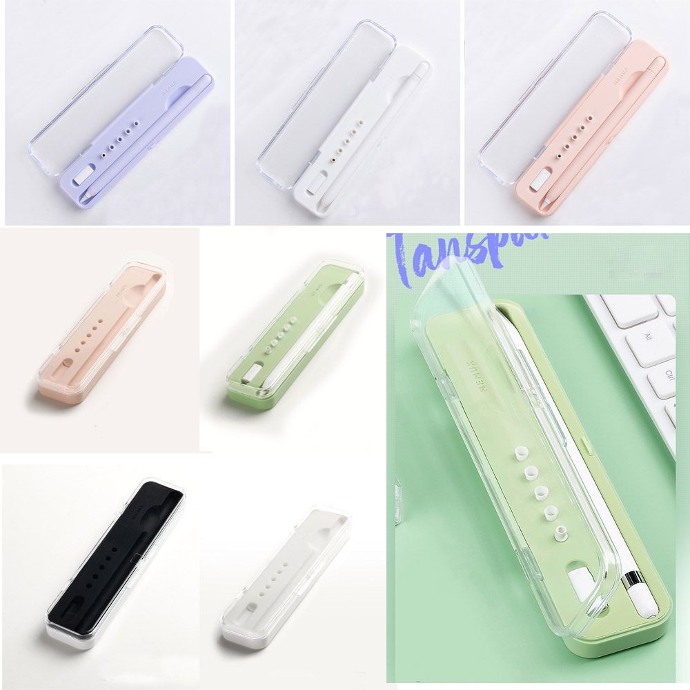 MAYSHOW Shockproof Stylus Pen Cover Pencil Holder Protective Tablets Pen Cases Office Accessories Portable Travel Silicone Storage Box/Multicolor