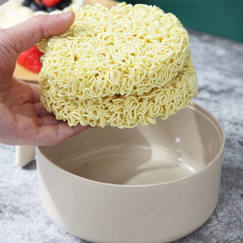 Bộ Tô Muỗng Đũa Nĩa Bằng Lúa Mạch Cỡ Lớn Tiện Dụng Cho Gia Đình