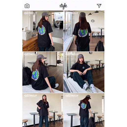 Áo phông nelly heybig sale (có sẵn) trái đất xanh