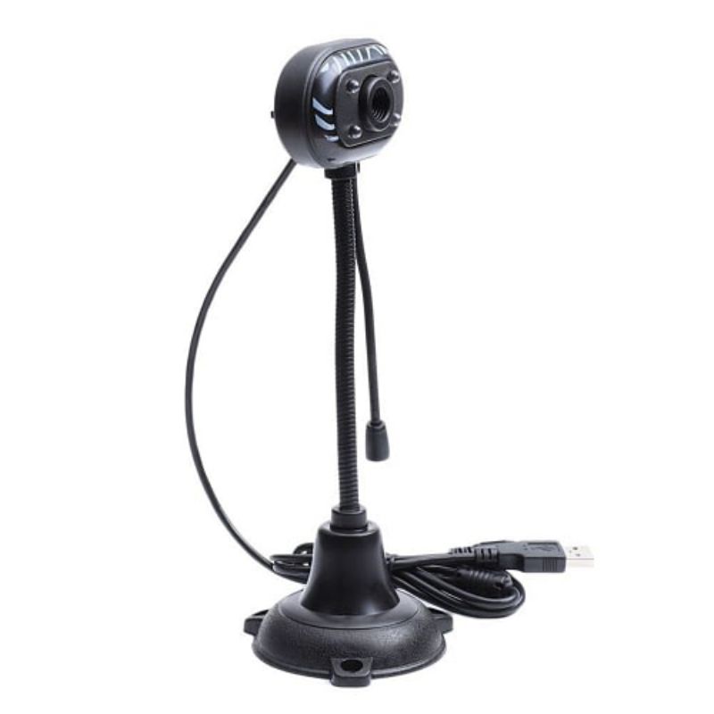 Webcam cao cổ kèm Mic loại xịn có đèn trợ sáng dùng cho học Online