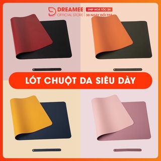 Lót Chuột Da Đơn Giản ( Mouse Pad ), Không Thấm Nước, Sử Dụng Được 2 Mặt, 120×60 và 80x40cm, dày 3mm