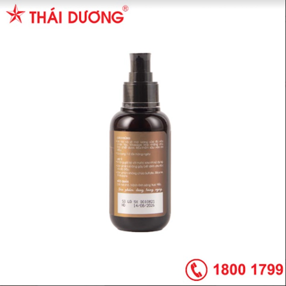 Xịt móc tóc dược liệu Thái Dương 30ml - Dưỡng tóc và da đầu khỏe mạnh