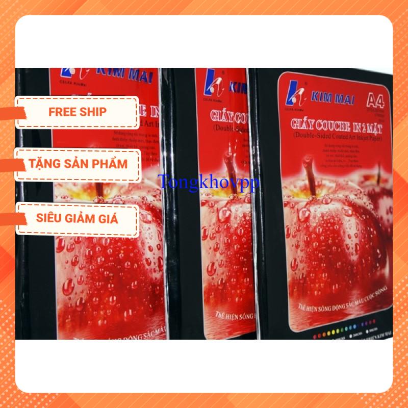 Giấy in ảnh bóng 2 mặt định lượng 200 ( Kim Mai )
