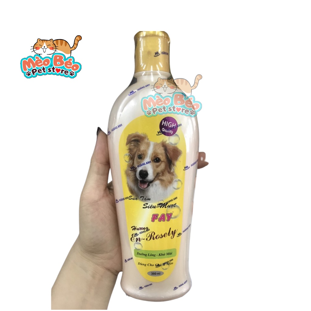 Sữa tắm chó mèo Fay siêu mượt Hương En-Rosely - 300ml & 800ml