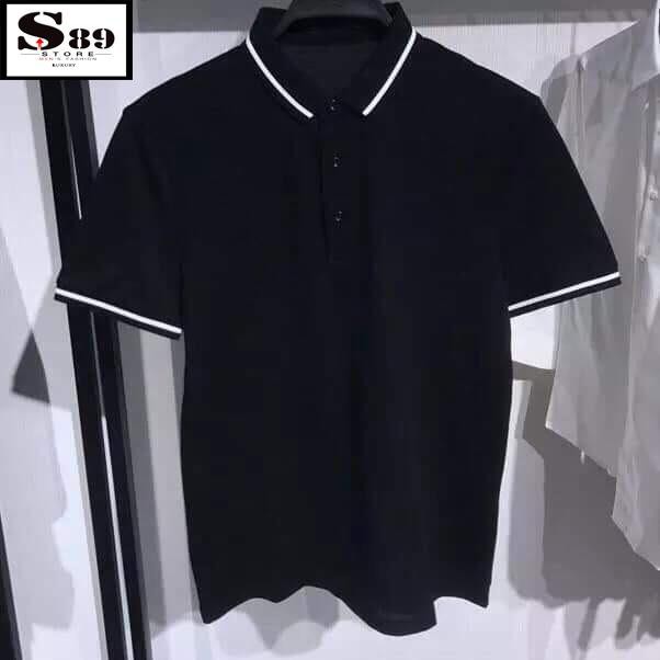 Aó phong polo nam phong cách hàn kẻ viền cổ tay - chất liệu gai cá sấu - ACS | BigBuy360 - bigbuy360.vn