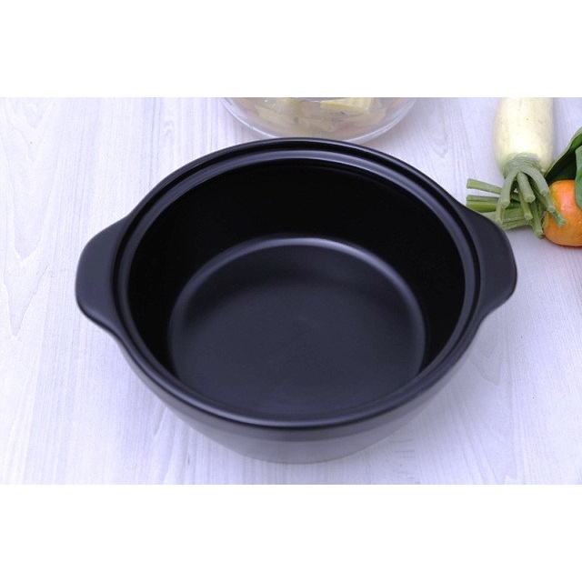 Nồi Đất Tráng Men Nhí 5" Cao Cấp Có Tay Cầm chống nóng. Nồi Đất làm Cá Kho Tộ, Kho Quẹt... Giữ Nóng Được Lâu